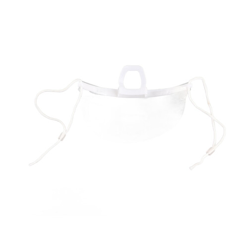 Transparent Ergonomic Face Mask Breathable & Clear for Smiling Interaction 2
