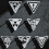 Bike Warning Triangle 300m Night Visibility Universally Mounting Solution  Reflective Fabric Multicolor Model A 3