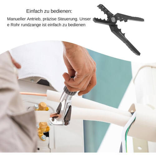 Reinforced flat pipe  kit with long arm control, industrial compression wrench 1