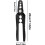 Reinforced flat pipe  kit with long arm control, industrial compression wrench 4