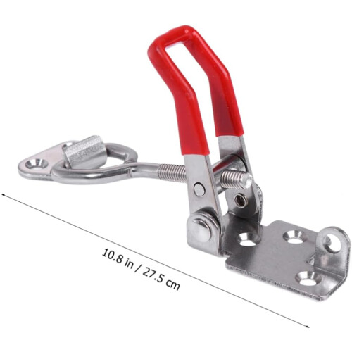Quick Release Lock with Toggle Clamp, Suitable for Large Suitcase Boxes, Easy Installation on Door or Cupboard 1
