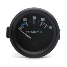 Automotive 2'' 52mm Water Temperature Gauge 1/8'' NPT 12V LED