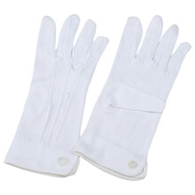 Formelle hansker til seremoni, komfortable og pustende hvite dresshansker med stilig design, fleksibelt materiale til bryllup, begravelse, cosplay,