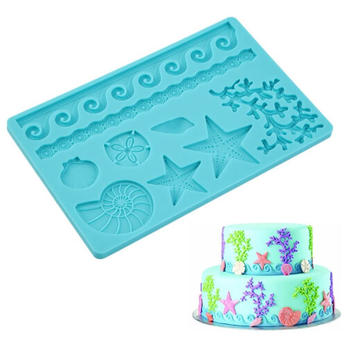 Food Grade Silicone Mold For Sailing Ship Theme Cake Decoration, Multi-Functional Non-Stick Baking Tool