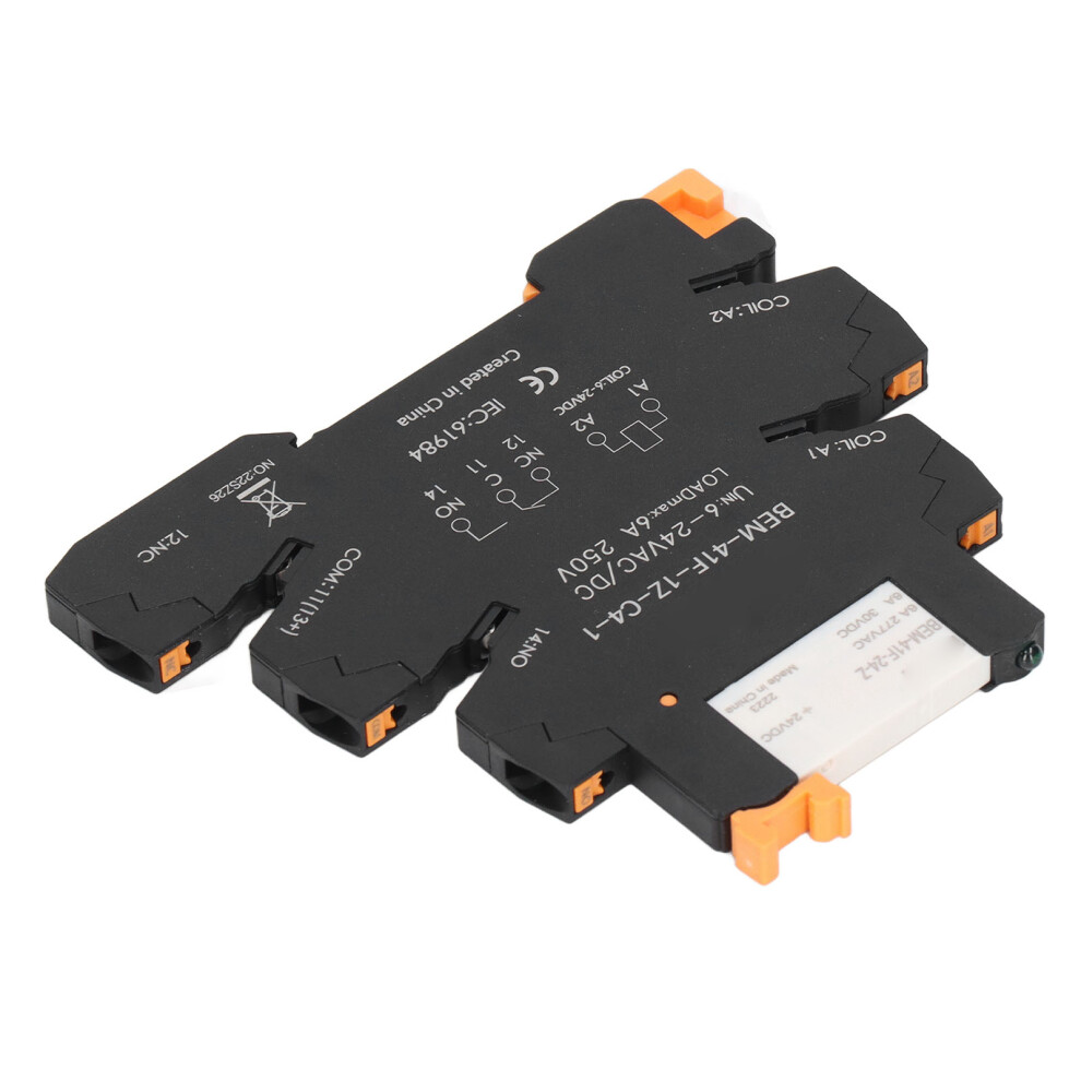 Compact 6A Solid State Relay Spdt 6-24V Easy Install Din Rail Design 8021373605441