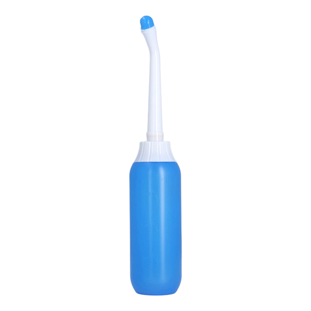 Postpartum Bidet Spray Bottle With Adjustable Nozzle Travel Friendly Blue