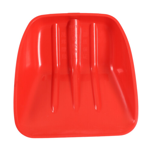 Schneeschaufel, rot, verdickter PP-Kunststoff, 1