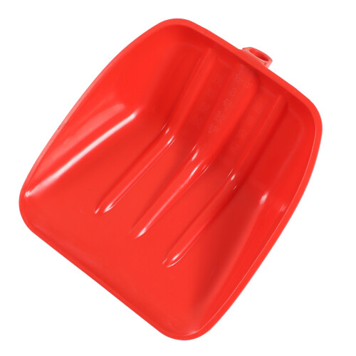 Schneeschaufel, rot, verdickter PP-Kunststoff, 2