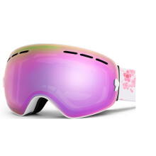 Ski Goggles Unisex Purple UV400 Anti Fog For Men Women Snowboard Glasses For Skiing