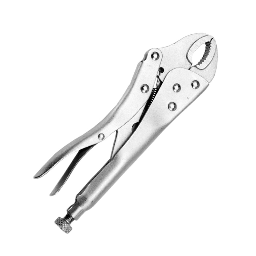 5 Inch Pliers, Selflocking Pliers With Curved Jaws, 5 Inch C Type Round Jaw Wrench 9347817042481