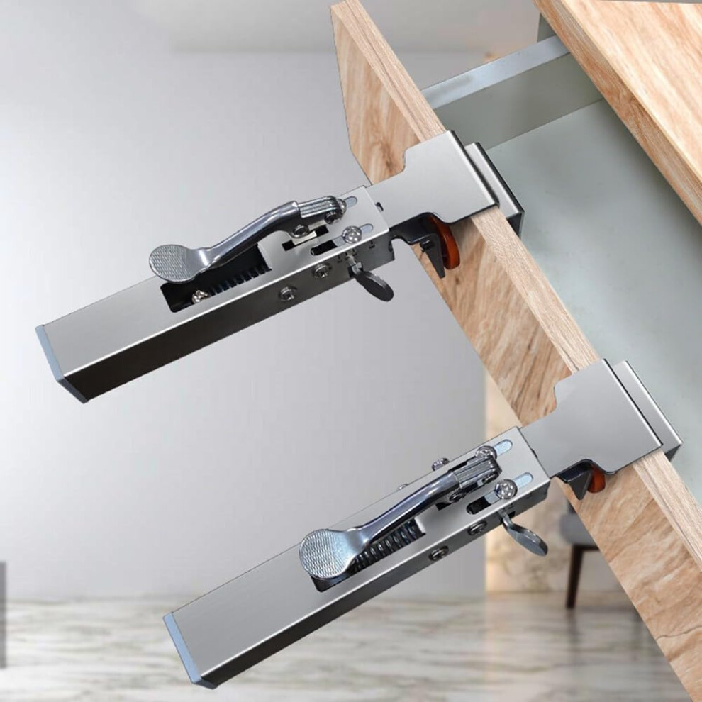 Adjustable Drawer Mounting Clamp, Press Drawer Clamp, Woodworking Installation Plate, Auxiliary Fixing Clip, Drawer Device, Woodworking Tools 9347817042689