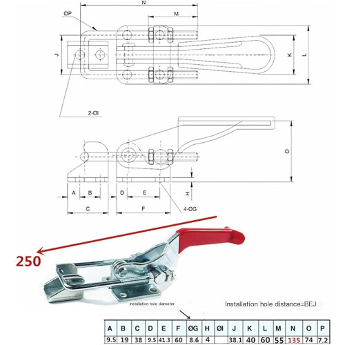 performance quickrelease clamp with large lock GH40341 1
