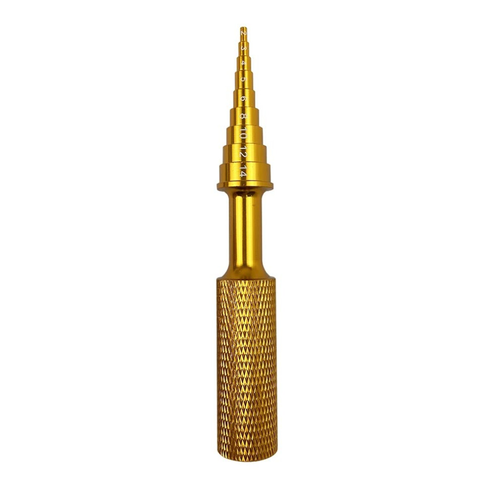 Rc Car Aluminium Alloy Bearing Hub Carrier Tool 214 Mm For Hsp Tamiya Hpi Kyosho (Yellow) Yellow 9382693717979