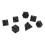 7-Piece Rechargeable LED Light Up Dice Set - Waterproof & Durable 1