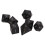 7-Piece Rechargeable LED Light Up Dice Set - Waterproof & Durable 9