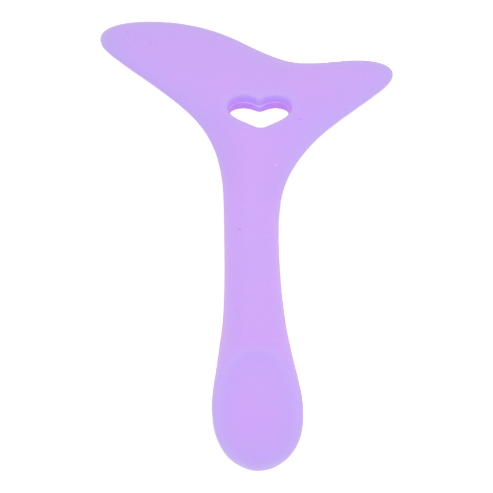 Purple Professional Silicone Eyeliner & Lipstick Stencil Tool For Makeup Artist,