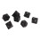 7-Piece Rechargeable LED Light Up Dice Set - Waterproof & Durable 10