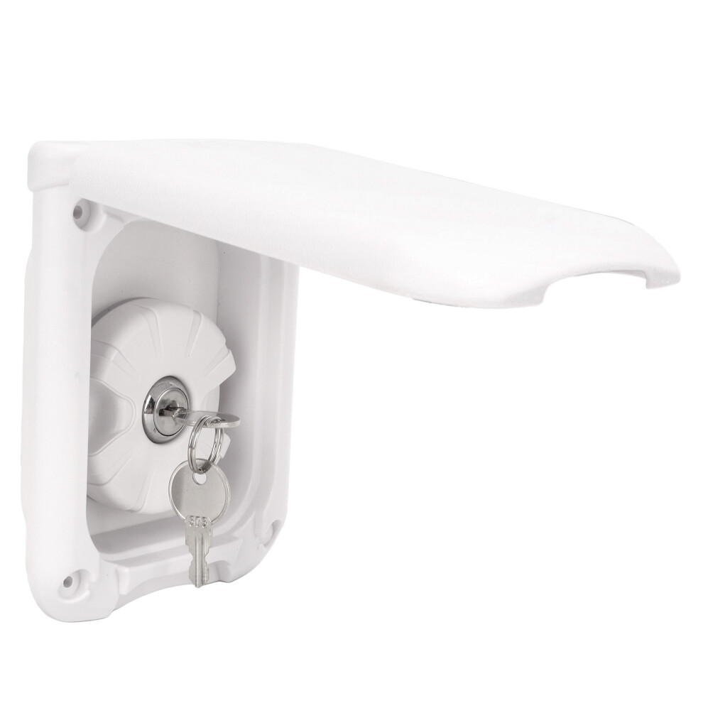 Rv Gravity Water Fill Hatch With Keys - Square 114X90.1mm White 5061373612585