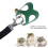 Adjustable Leather Chest Strap Hamster Harness with Bells 3 Sizes 5
