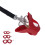 Hamster Harness and Leash Set Artificial Leather Soft - Easy Wear Red 13