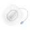Foldable Plastic Toilet Sitz Bath with Flusher, Grey, 39x36x12.5cm 1