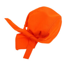 Visibility Bandana Skull Caps DOO Rags with Adjustable Strap Orange