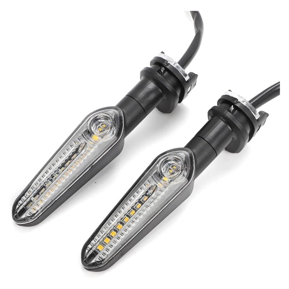 Motorcycle Led Turn Signal Lights For Yamaha Tmax 530 R6 R1 Clear Lens Brightness Rear Indicators (2Pcs) 9347817044829