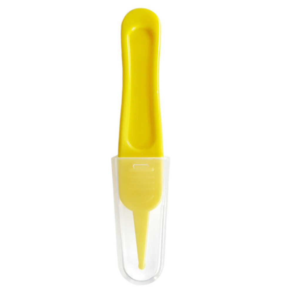 Baby Nose Tweezers, Baby Nose Cleaning Tweezers with Round Head, Baby Booger and Ear Cleaner Clip Tool, Earwax Remover for Baby Care.