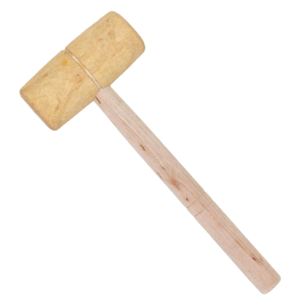 Wooden Mallet Hammer Multipurpose Woodworking And Leathercraft Tool Sturdy Wood Handle Comfort Grip For Diy And Pro 9347817044928