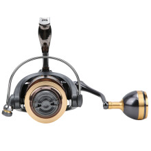 Saltwater Fishing Reel With Metal Body High Speed Gear Ratio Saltwater Proof Construction Spinning Reel For Surf Casting Stainless Steel Main Shaft Bi