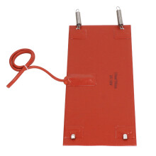 Durable Silicone Heating Pad 300x120mm 100W 24V for Machinery Vehicles