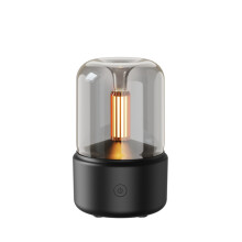 Tragbarer Mini-Aroma-Diffusor mit warmem Licht, automatischer Abschaltfunktion und leisem Betrieb, Ultraschall-Diffusor für ätherische Öle