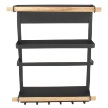 Magnetic Organizer For Refrigerator, Innovative Space-Saving Magnetic Shelf Enhances Kitchen Organization, Perfect For Storing Spices, Tools, And