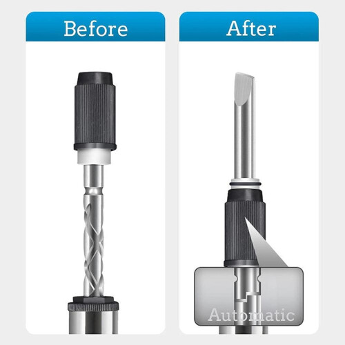 Precision Craftsmanship, Semi Automatic Screwdriver For Versatile Applications, Push Pull Ratchet Mechanism Ensuring Smooth Operations, Spiral Screw 2