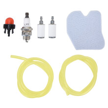Set filtro carburante e candela, kit di messa a punto per motosega con filtro aria, pompetta di adescamento e tubo del carburante, kit tutto in uno