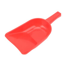 Rote Kunststoff-Futterschöpfer PE 230x175x60mm, 100mm Griff
