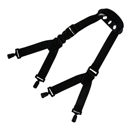 Chin straps for safety helmets  Adjustable with quickrelease buckle