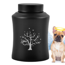Urns for Cat Ashes, Small Stainless Steel Urn for Dog Ashes, Small Stainless Steel Pet Memorial Urn, Pet Urns