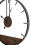 Beliani Wall Clock TAUGON Metal Black 5