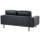 Beliani Sofa 2 Seater SOVIK Faux Leather Black 11