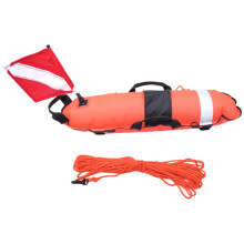Marker Buoys Scubas Diving Surface Marker Buoy With Flag And Rope Red For Freediving Snorkeling Spearfishing