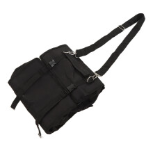 Bolsa enrollable para herramientas 600D Oxford negra 78.5x31 cm