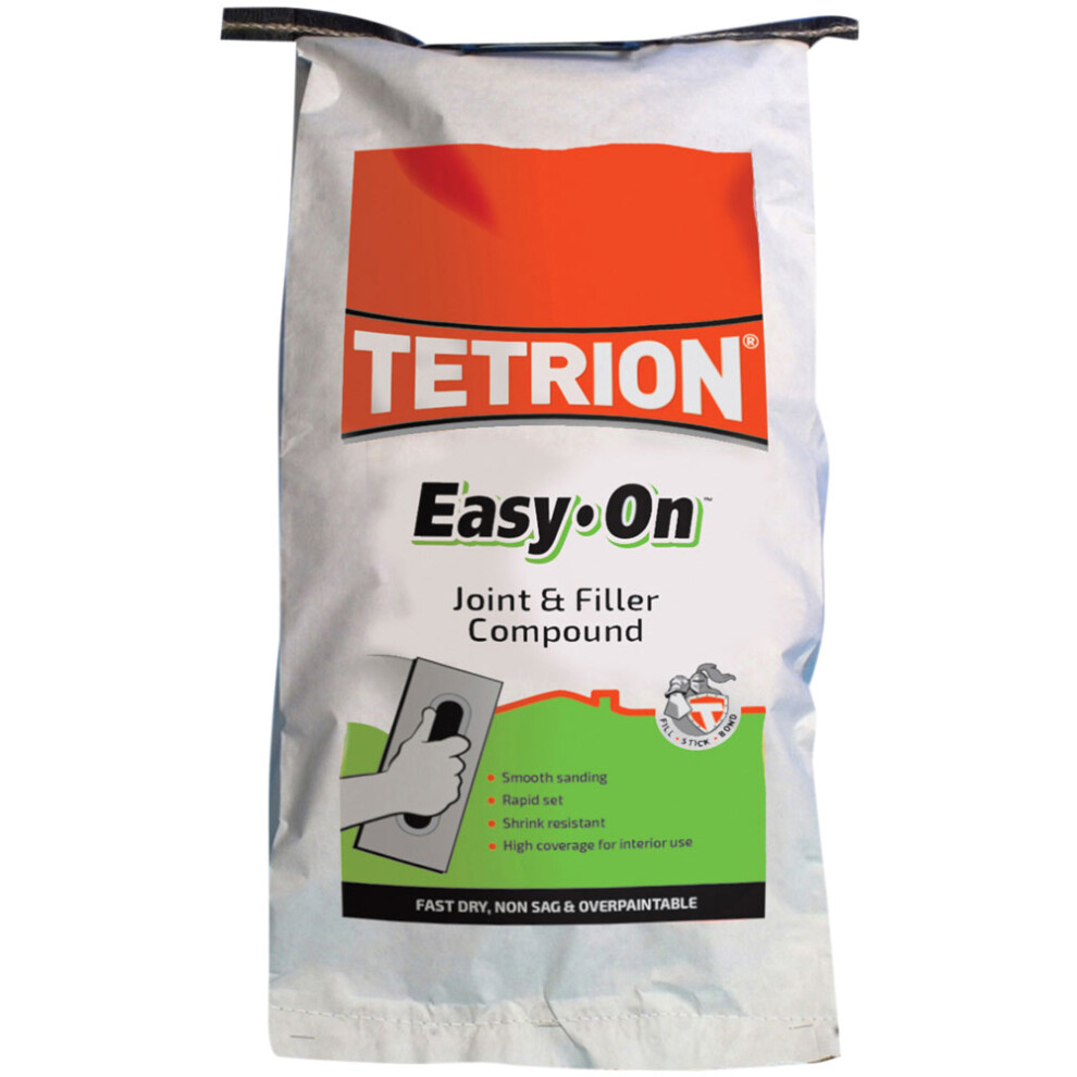 Tetrion Fillers Eas050 Easy-On Filling & Jointing Compound Sack 5Kg 5010372012353
