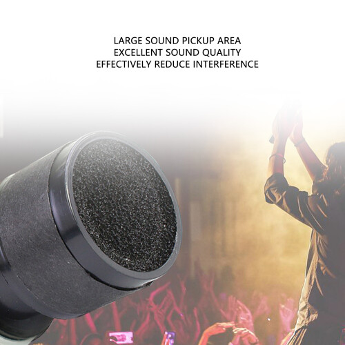 6.5mm Noise-Reducing Wired Microphone with 3m Cable, Impact Resistant 1