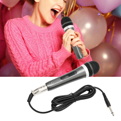 Wired Microphone 6.5mm Plug 3M Noise-Isolating Dynamic Handheld