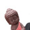 Red Ceramic Backflow Incense Burner for Home Office Tea Room 10cm 4