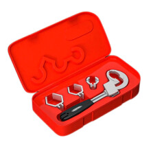 80 mm large stainless steel opening, adjustable wide wrench, opening, bathroom pipe wrench