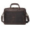 Retro Leather Briefcase, Durable Diagonal Computer Bag, Dark Brown 1