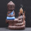 Ceramic Backflow Incense Burner Blue – Cute Home Decor for Bedroom Tea Office 4