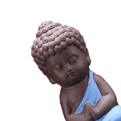 Ceramic Backflow Incense Burner Blue – Cute Home Decor for Bedroom Tea Office 2